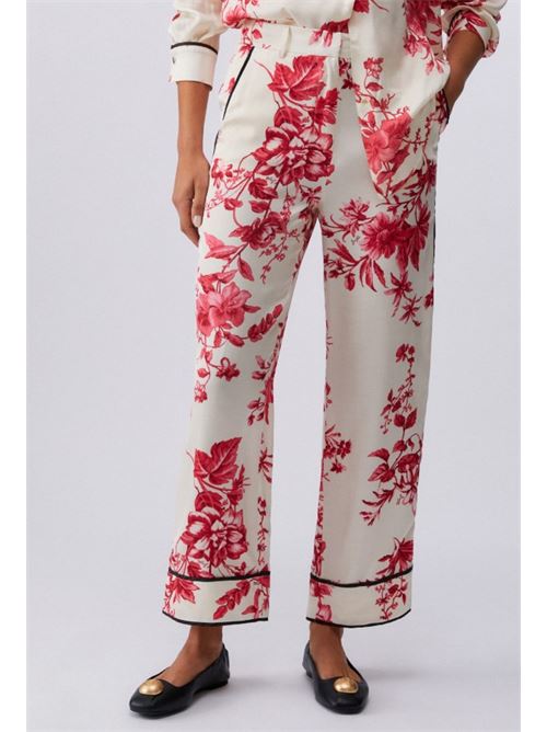 Pantaloni in raso stampato Liu Jo | CA6254TS061.P9626